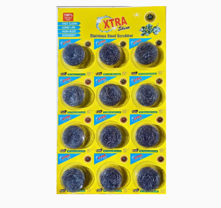 X-TRA QUALITY STAINLESS STEEL SCRUBBER 15gm