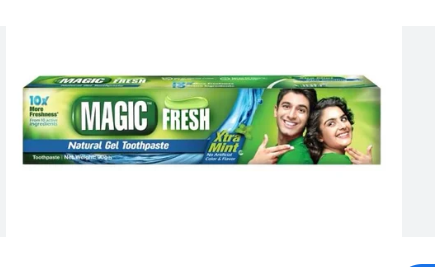 Magic fresh natural gel toothpaste