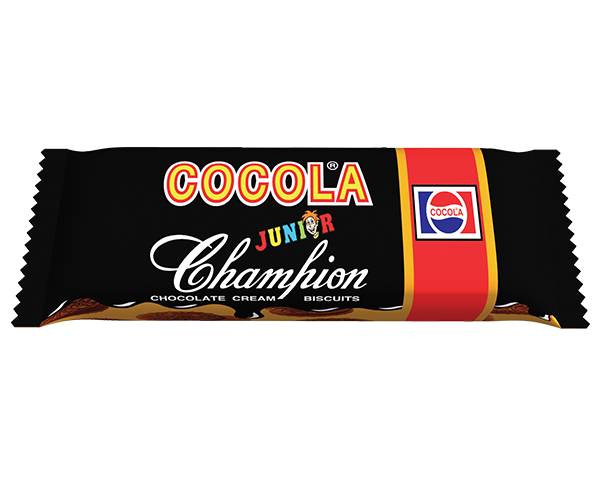 Cocola Champion Chocolate Cream Biscuit 36 gm (15pcs poly)