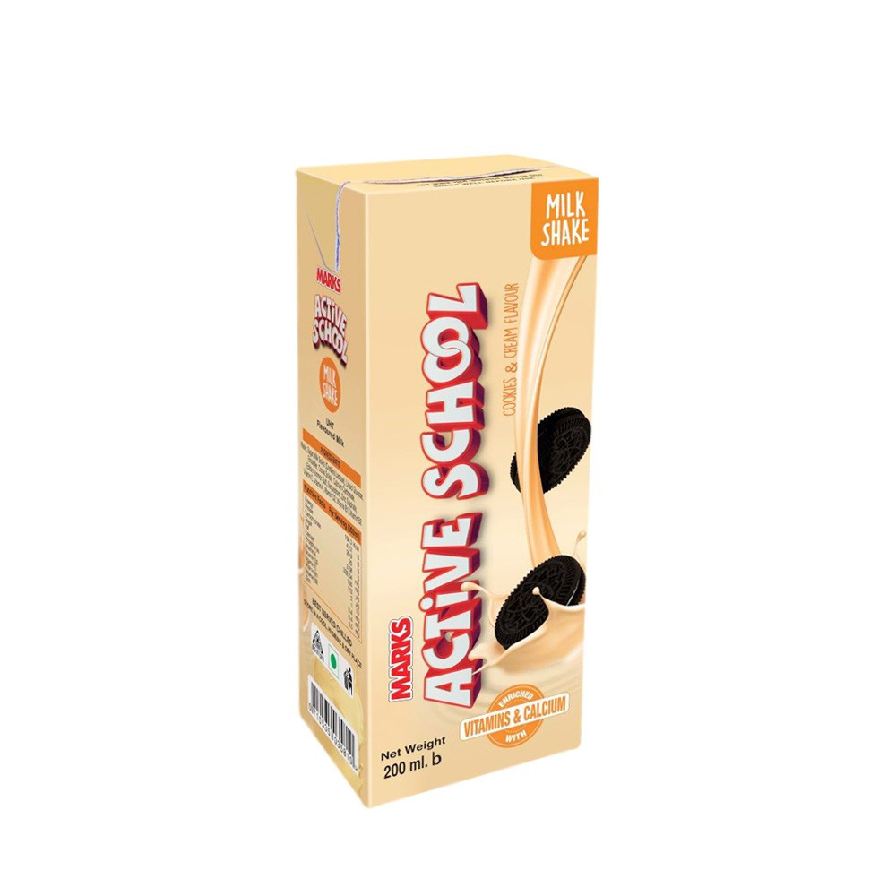 Marks Active School Cookie & Cream Flavour Milk Shake