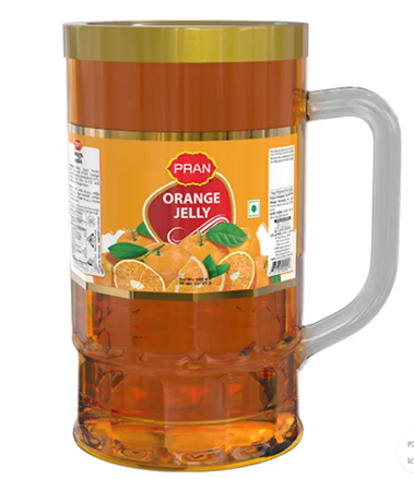 PRAN Orange jelly 350gm (mug)