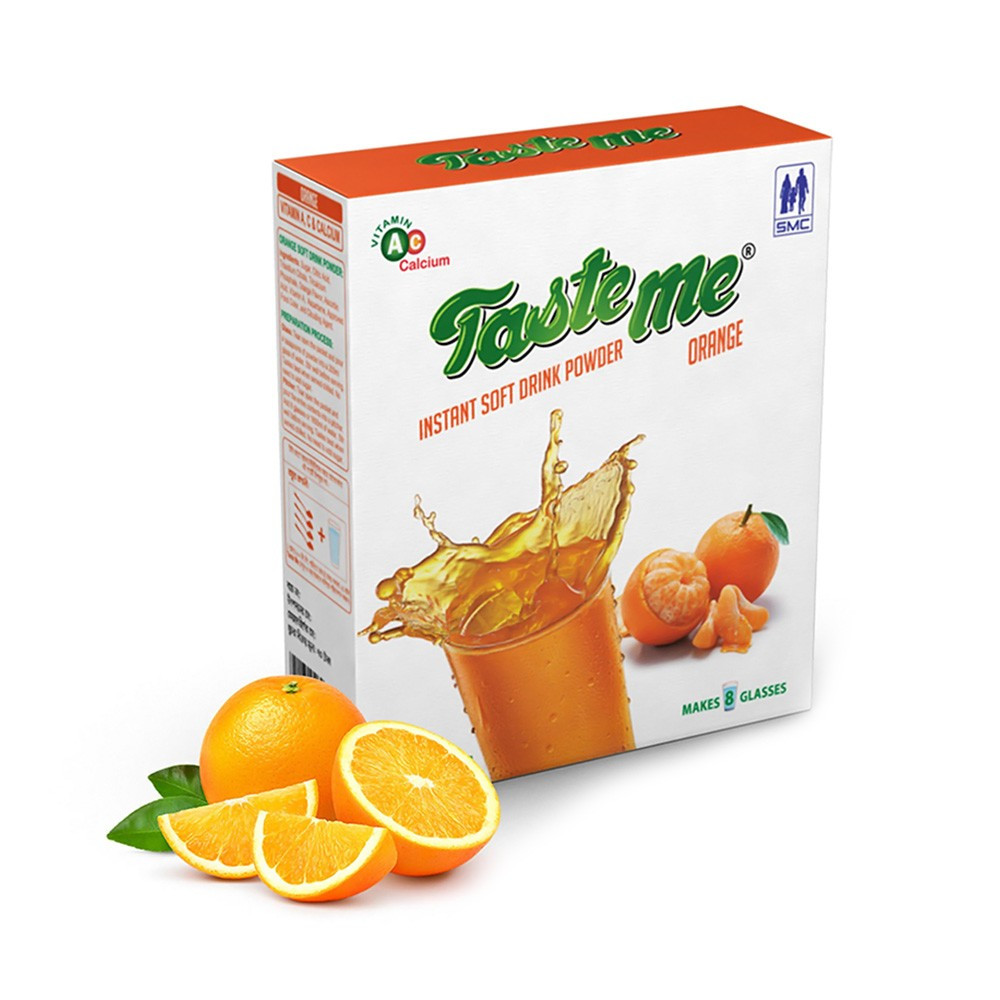 SMC Taste Me orange Flavored Instant Drink Powder  200g