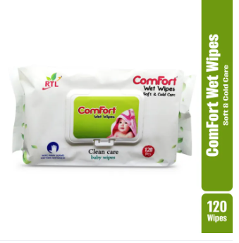 Comfort Baby Wet Wipes - 120 Pcs