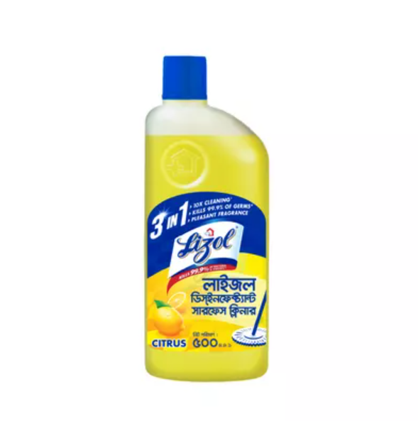 Lizol Disinfectant Surface & Floor Cleaner Citrus 500 ml