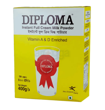 Diploma Instant Full Cream Milk Powder 400gm